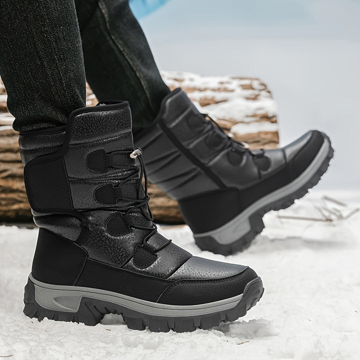 Men's Snow Boots Waterproof Ski Sports Shoes