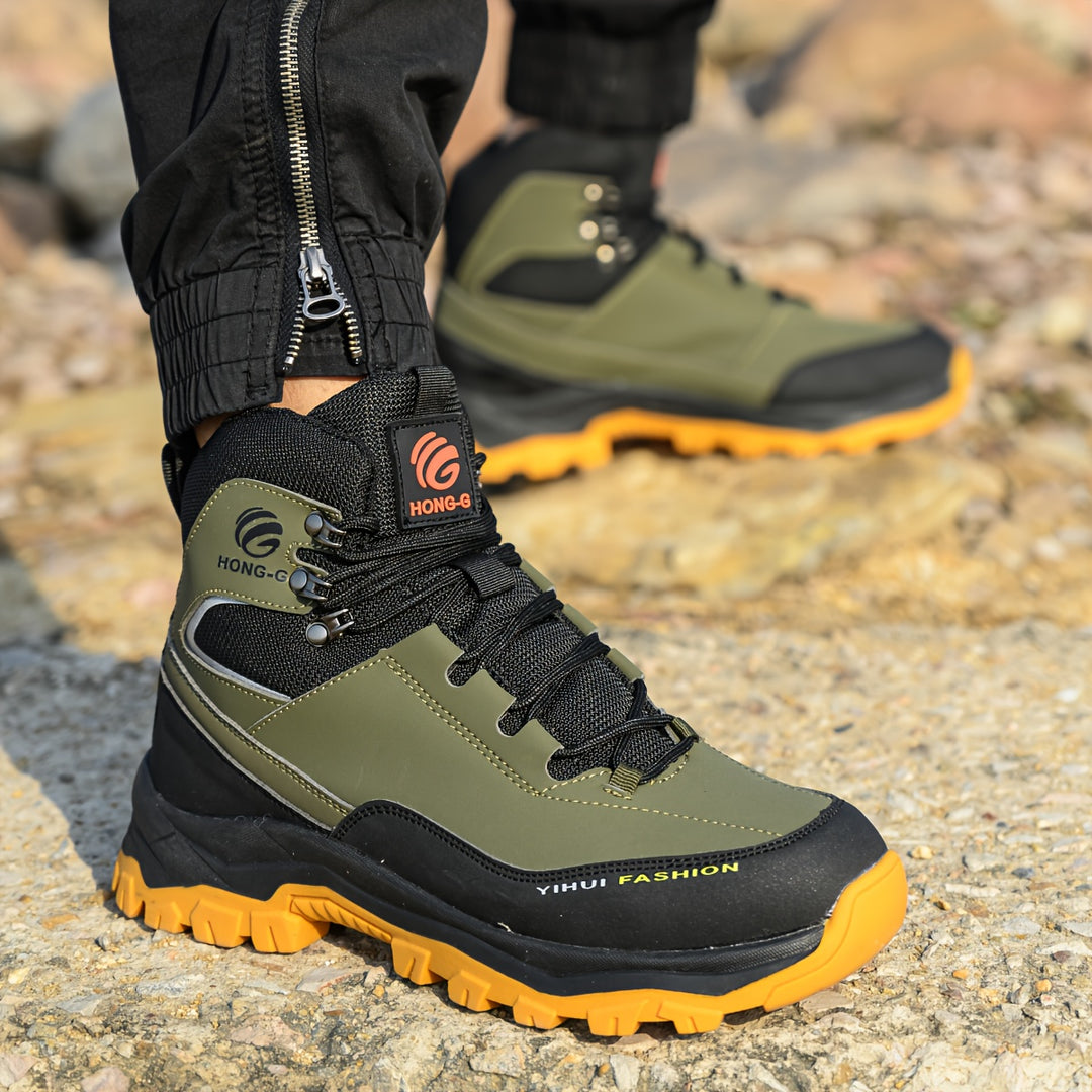 Men's Steel Toe Safety Shoes, Anti Smash Puncture Work Boots