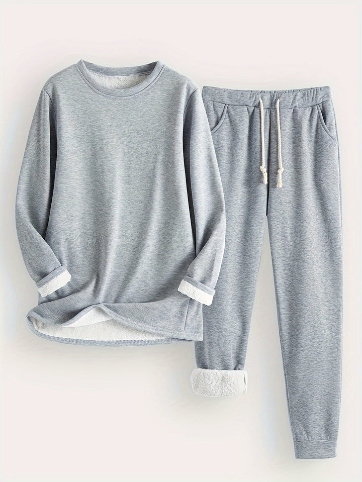 Plush Base Layer Set for Autumn and Winter