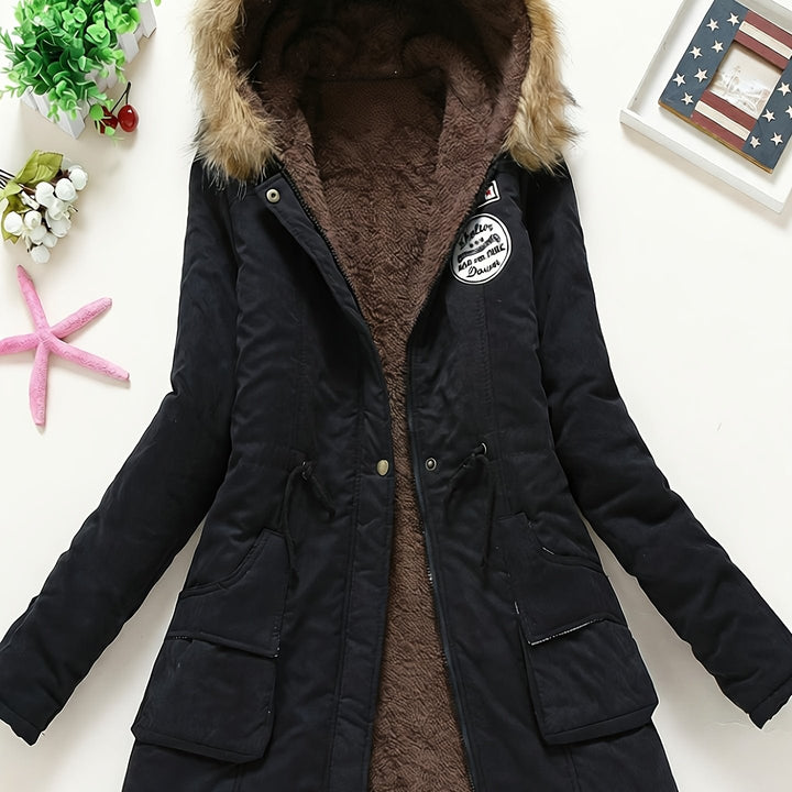 Women's Winter Padded Coat Jacket Mid-Length Thickened Outerwear