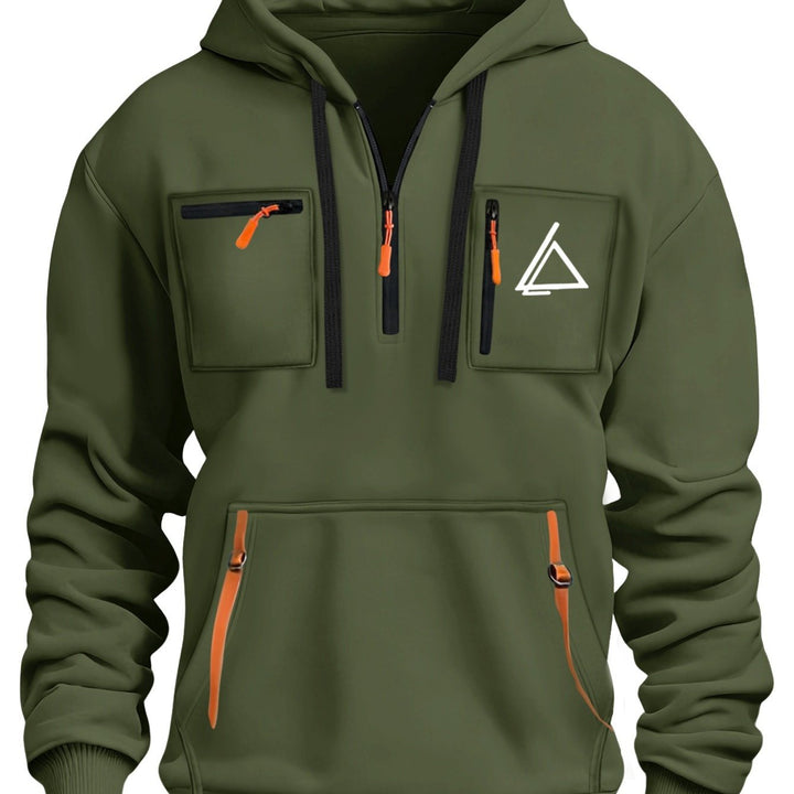 Men's Casual Printed Hoodie Fashion Sweatshirt Outdoor Sports