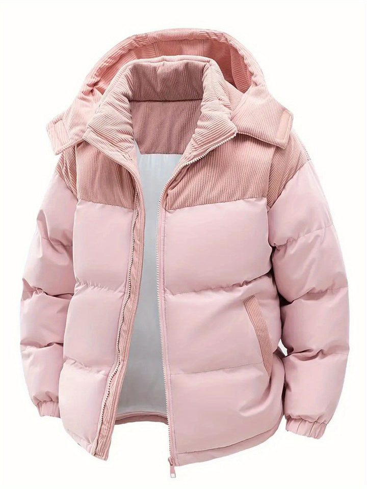 Hooded Fleece Coat for Men with Detachable Hood