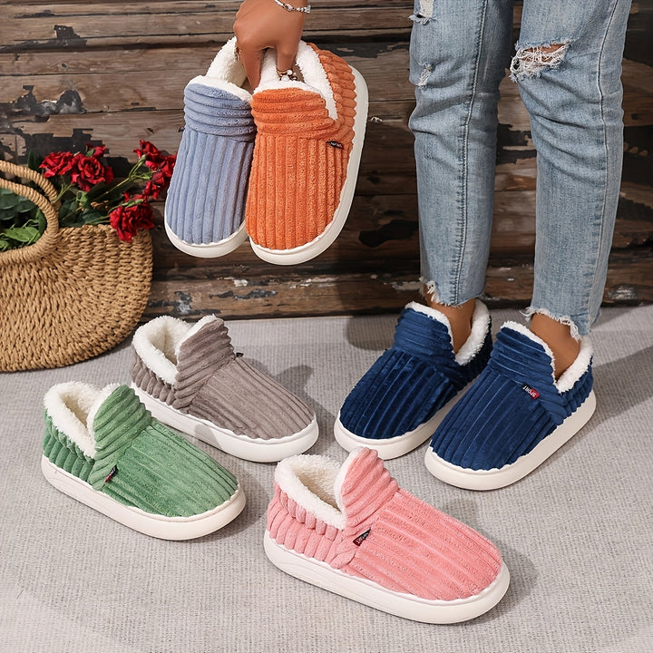 Winter Thermal Anti-Slip Slippers Boots for Women