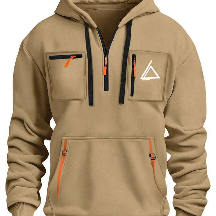 Men's Casual Printed Hoodie Fashion Sweatshirt Outdoor Sports