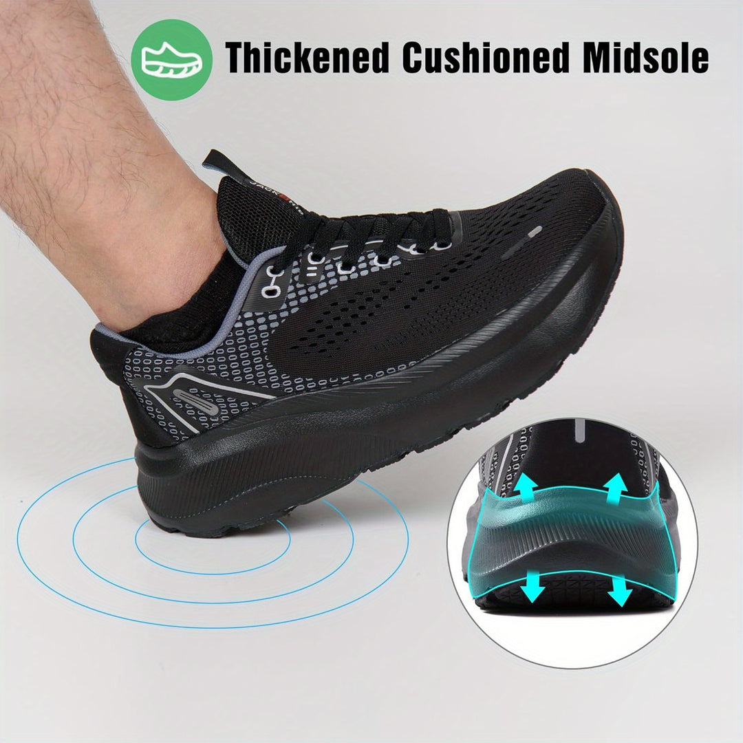Men's Wide Athletic Sneakers Cross-Training Running Shoes