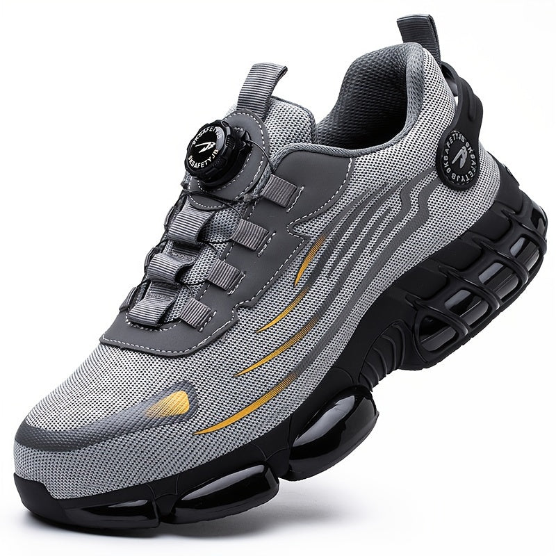 Buttoned Safety Shoes Anti-Crush Anti-Puncture Comfortable Breathable
