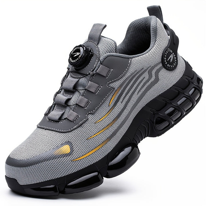 Buttoned Safety Shoes Anti-Crush Anti-Puncture Comfortable Breathable