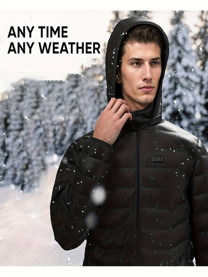 Heated Jacket for Men and Women with USB Power and Heating Zones