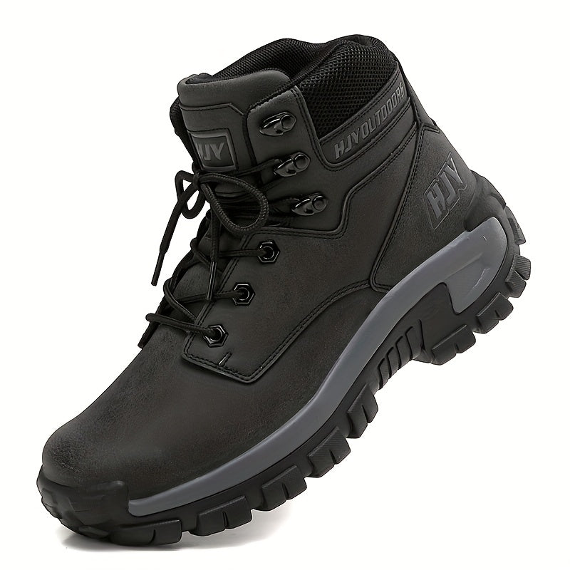 Men's Mid-Top Outdoor Work Boots Tactical Hiking Training Shoes