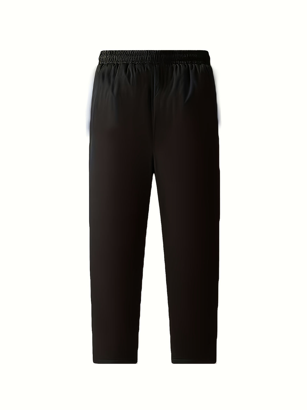 Men's Winter Casual Straight-Leg Jogger Pants with Drawstring