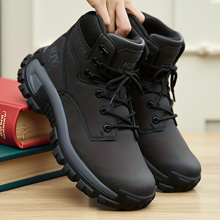 Men's Mid-Top Outdoor Work Boots Tactical Hiking Training Shoes