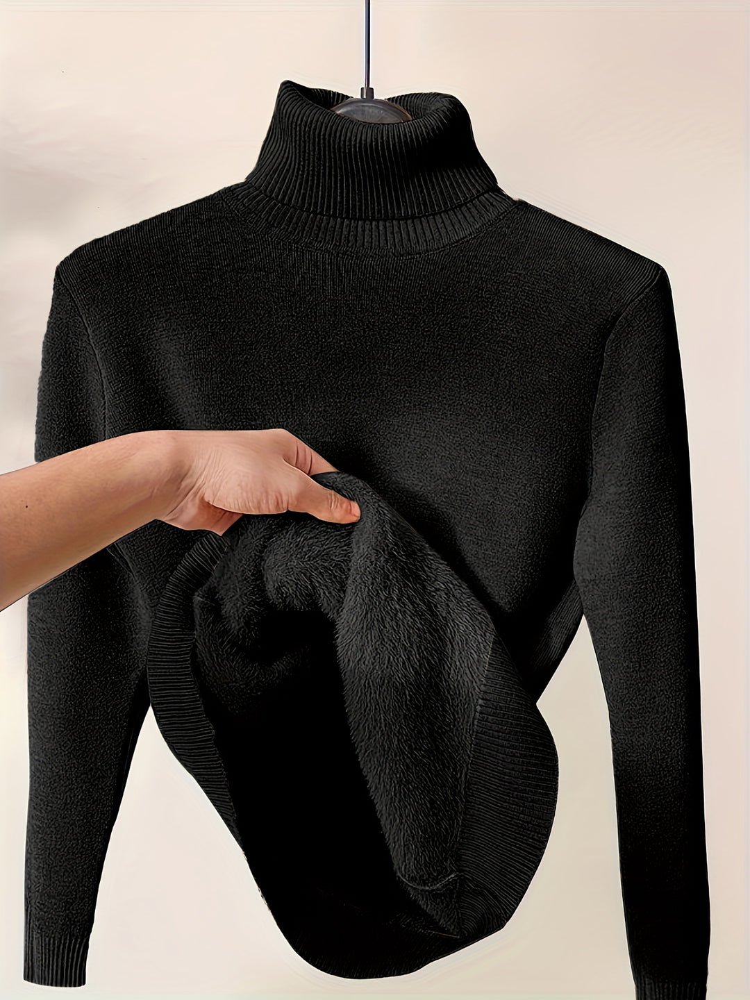 Women's High Neck Turtleneck Sweater Pullover Casual Wear