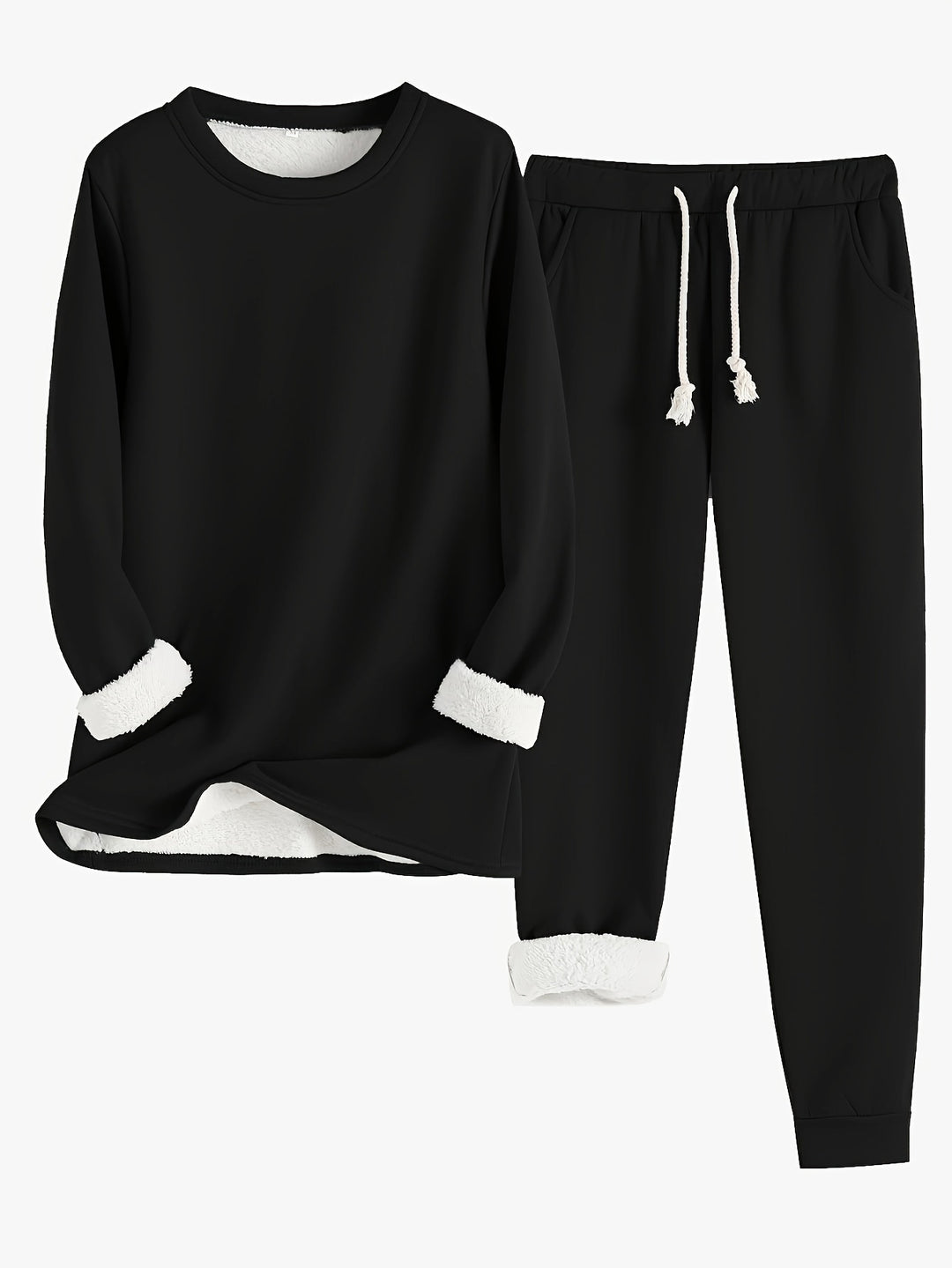 Plush Base Layer Set for Autumn and Winter