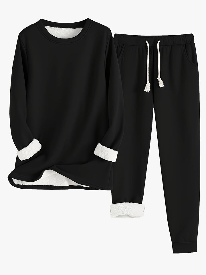 Plush Base Layer Set for Autumn and Winter