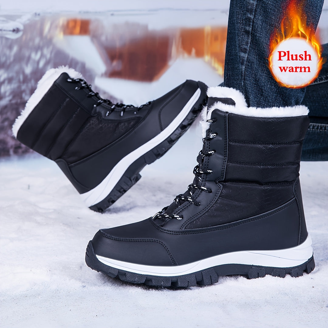 Men's Snow Boots Waterproof Insulated Winter Footwear