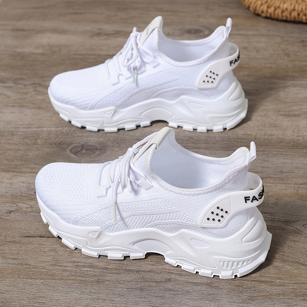 Women's Fashion Knit Sneakers Casual Lightweight Walking Shoes
