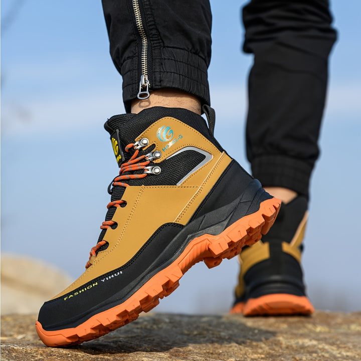 Men's Steel Toe Safety Shoes, Anti Smash Puncture Work Boots