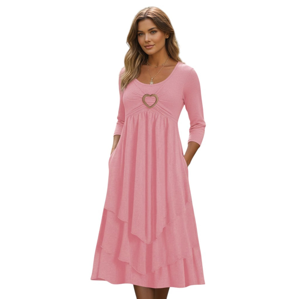 B Unique Fashions - Autumn Maxi Dress for Women-STYLAAR-B Unique Fashions