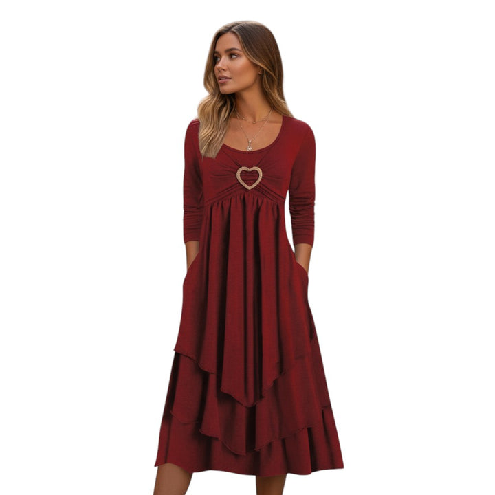 B Unique Fashions - Autumn Maxi Dress for Women-STYLAAR-B Unique Fashions