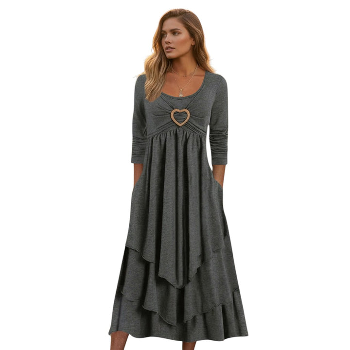 B Unique Fashions - Autumn Maxi Dress for Women-STYLAAR-B Unique Fashions