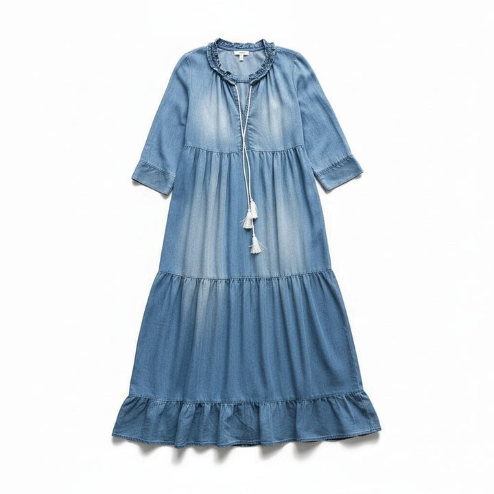 B Unique Fashions Autumn Maxi Dress for Women-B Unique Fashions