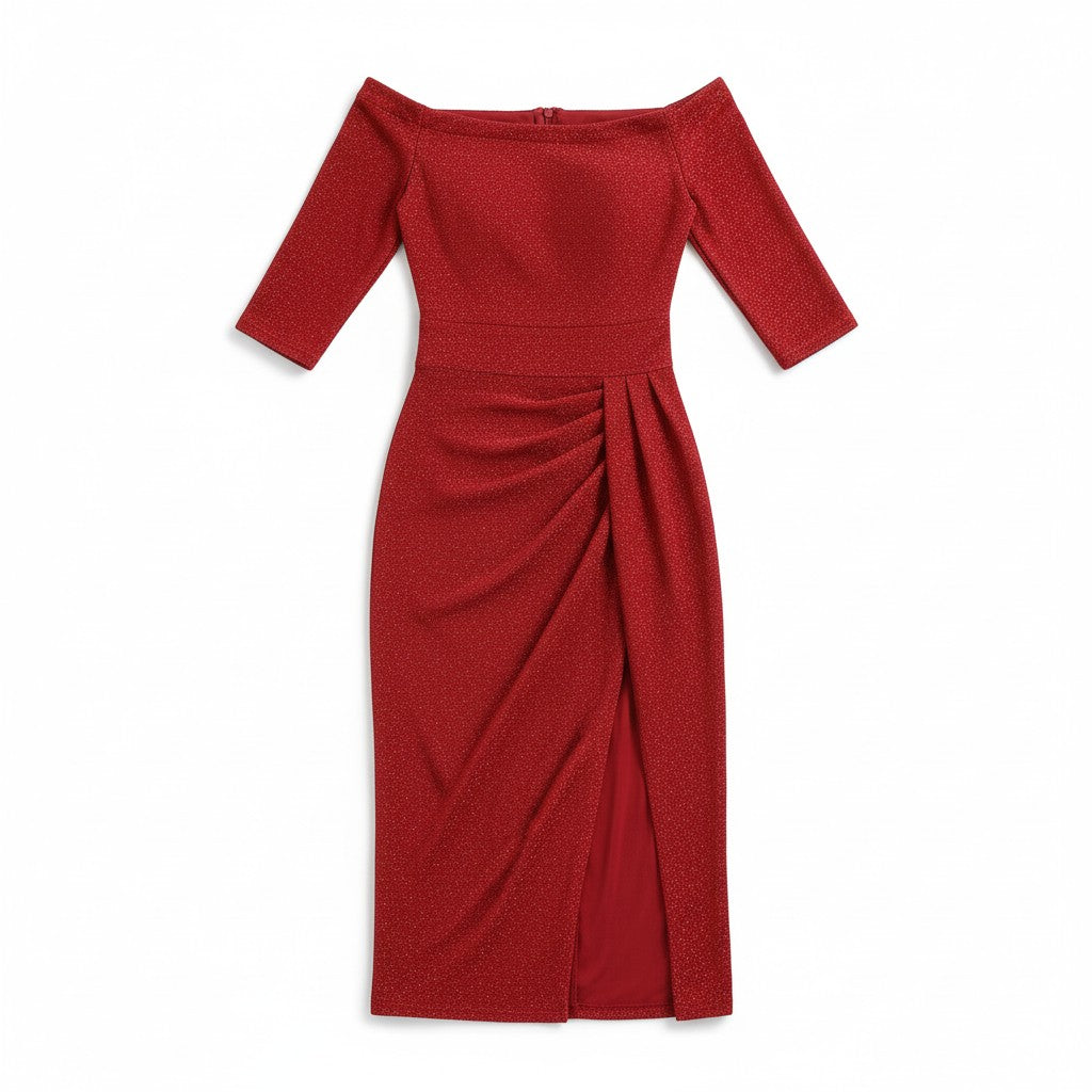 B Unique Fashions Elegant Autumn Party Dress for Women-B Unique Fashions