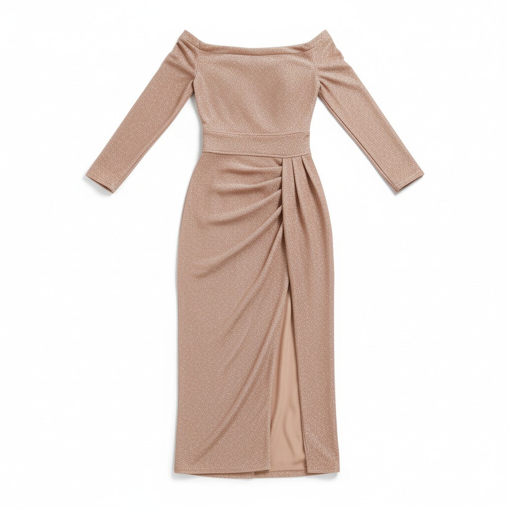 B Unique Fashions Elegant Autumn Party Dress for Women-B Unique Fashions