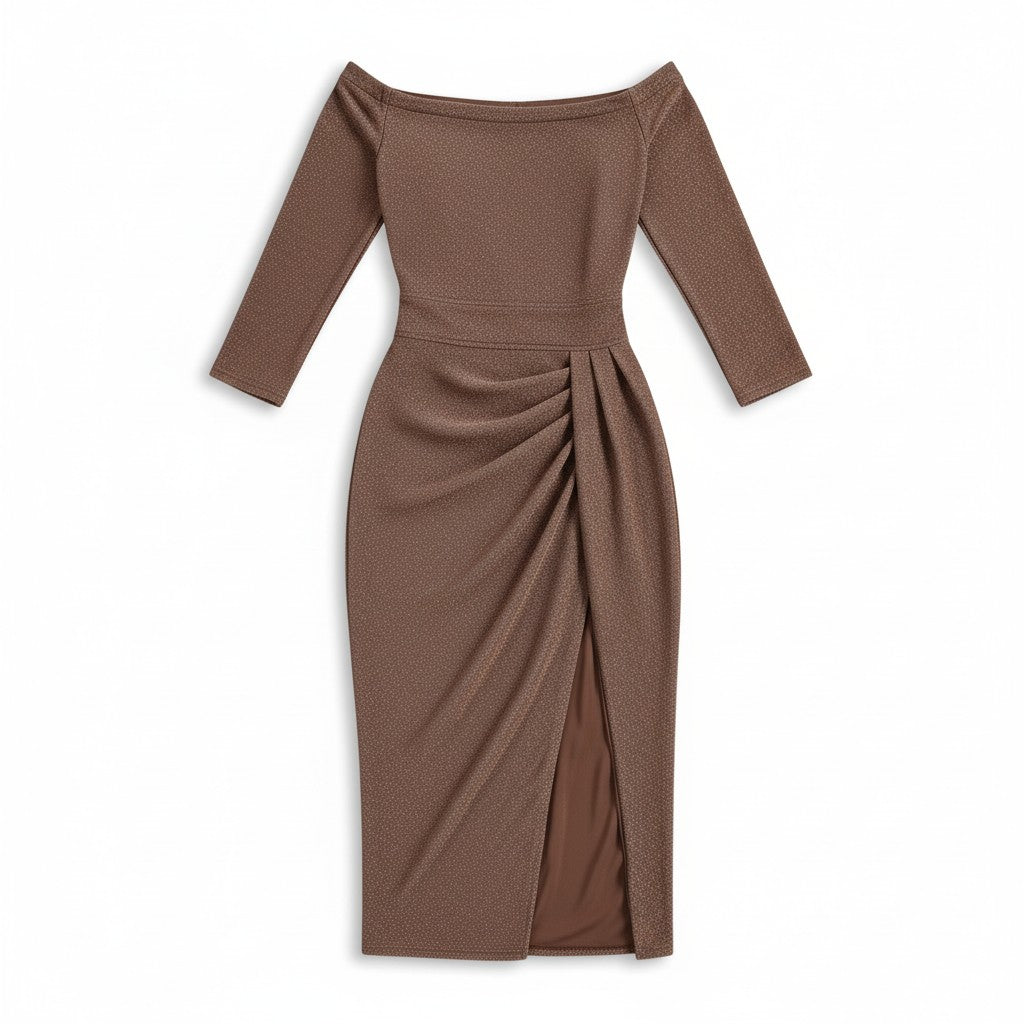 B Unique Fashions Elegant Autumn Party Dress for Women-B Unique Fashions