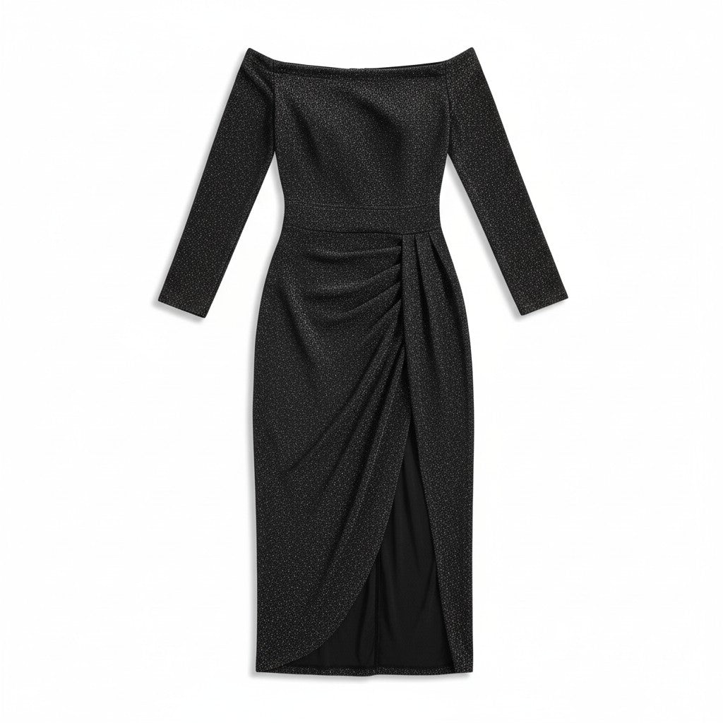 B Unique Fashions Elegant Autumn Party Dress for Women-B Unique Fashions