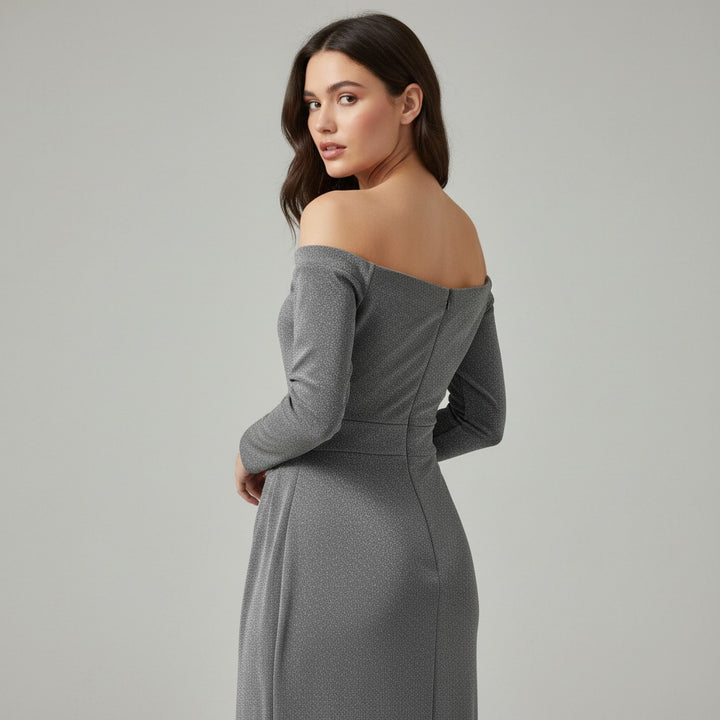 B Unique Fashions Elegant Autumn Party Dress for Women-B Unique Fashions