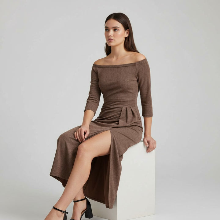 B Unique Fashions Elegant Autumn Party Dress for Women-B Unique Fashions