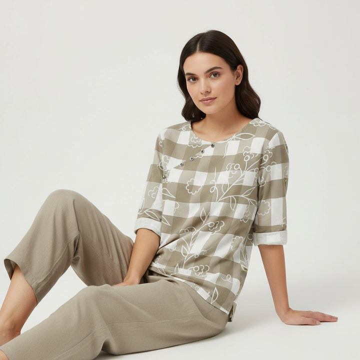 B Unique Fashions Elegant Autumn Two-Piece Fashion Set-B Unique Fashions