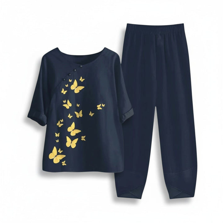 B Unique Fashions Elegant Autumn Two-Piece Fashion Set-B Unique Fashions