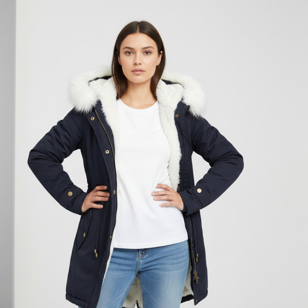 B Unique Fashions Extra Warm Winter Jacket with Fleece Lining-B Unique Fashions