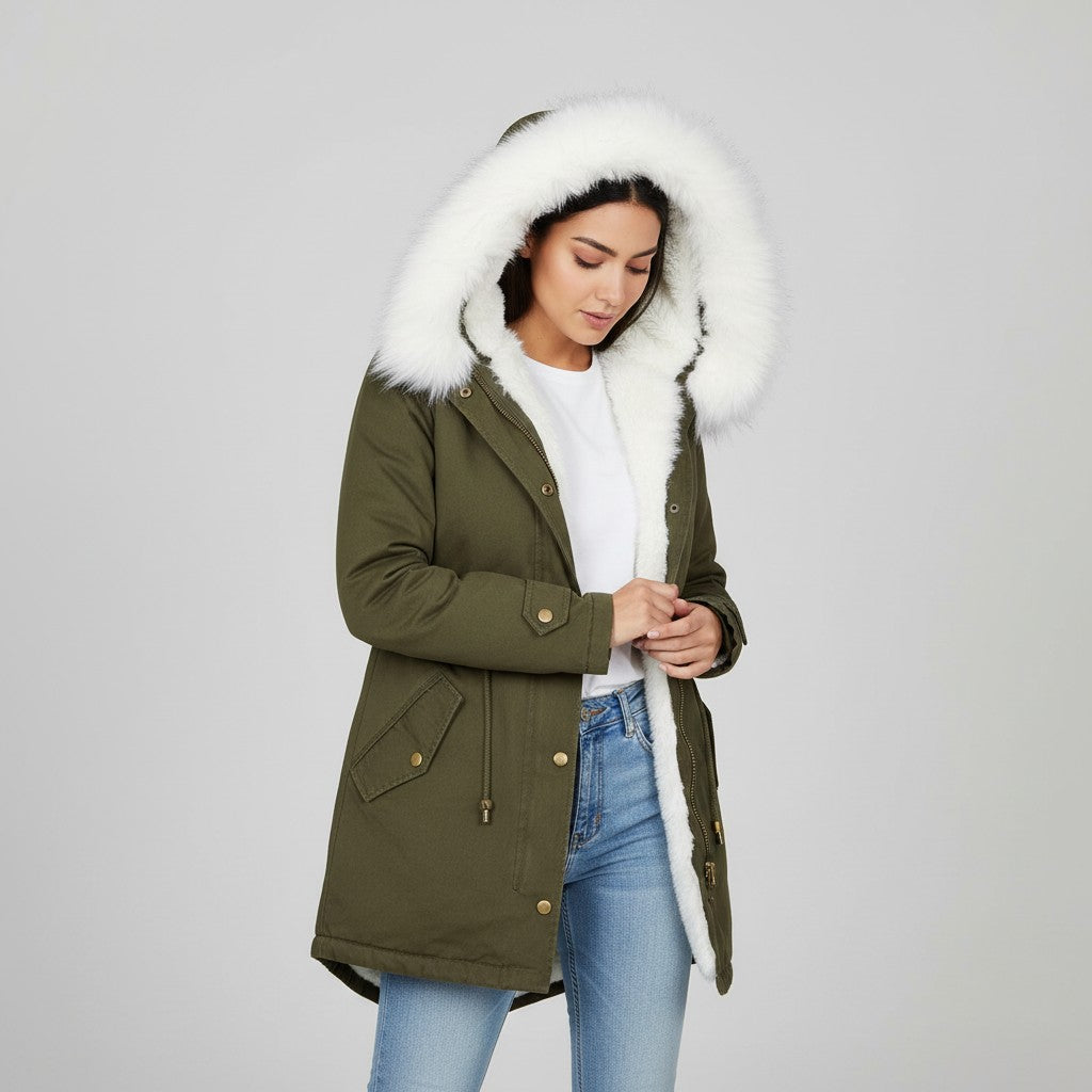 B Unique Fashions Extra Warm Winter Jacket with Fleece Lining-B Unique Fashions