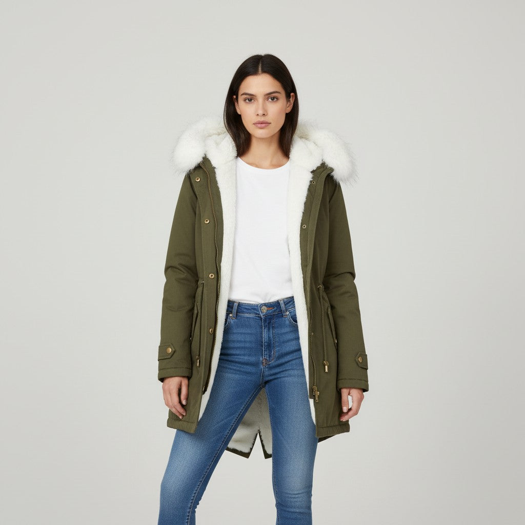 B Unique Fashions Extra Warm Winter Jacket with Fleece Lining-B Unique Fashions