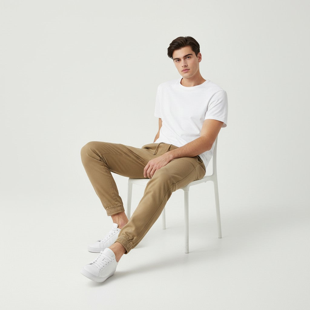 B Unique Fashions Men’s Autumn Polyester Pants-B Unique Fashions