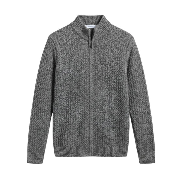 B Unique Fashions Men’s Full-Zip Wool Vest-B Unique Fashions