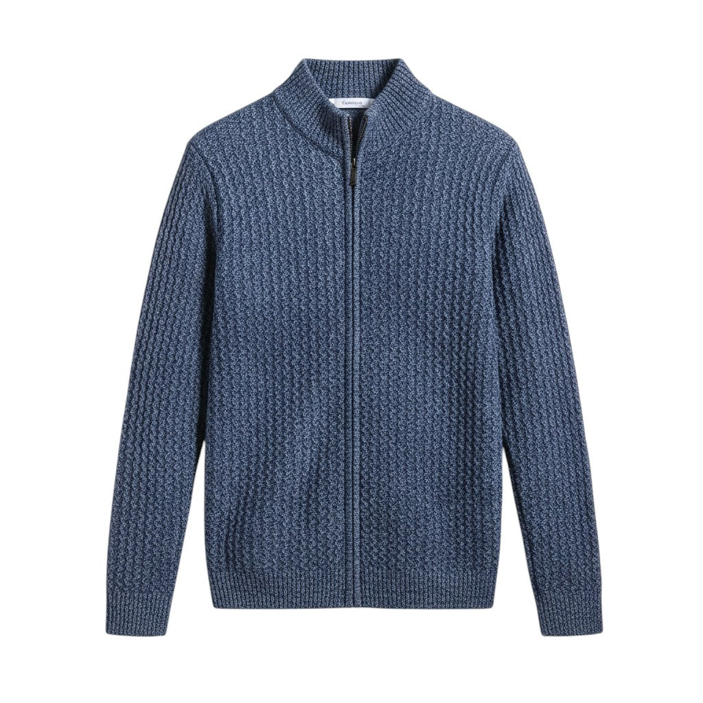 B Unique Fashions Men’s Full-Zip Wool Vest-B Unique Fashions