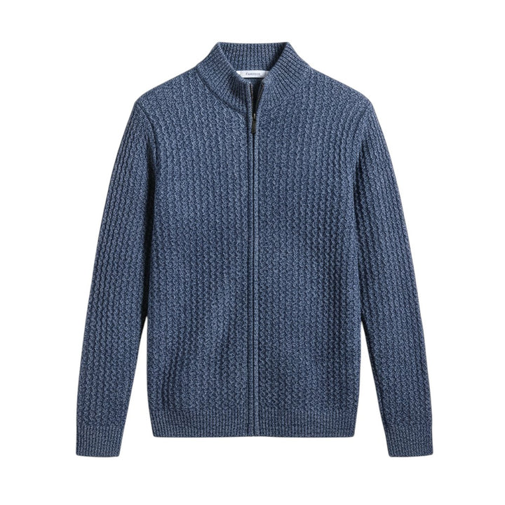 B Unique Fashions Men’s Full-Zip Wool Vest-B Unique Fashions