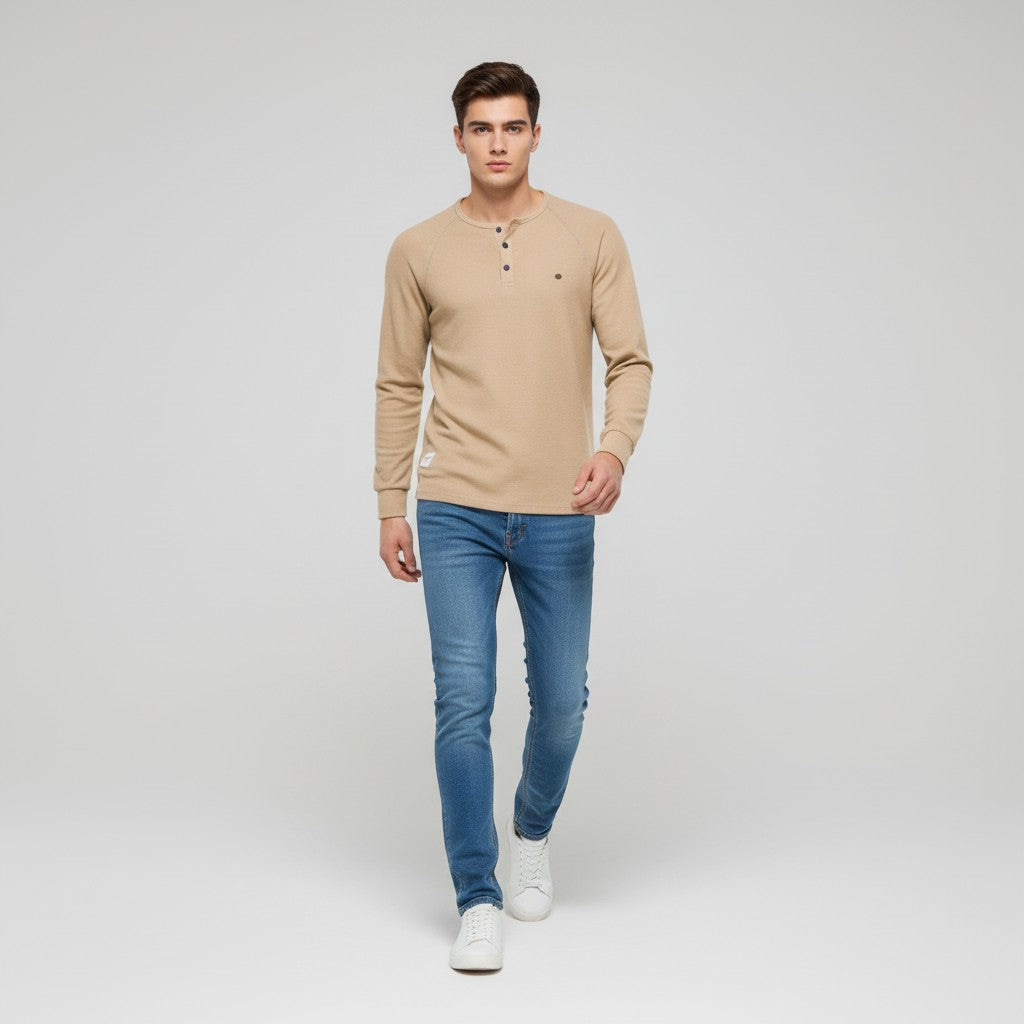 B Unique Fashions Men’s Long Sleeve Autumn Shirt-B Unique Fashions