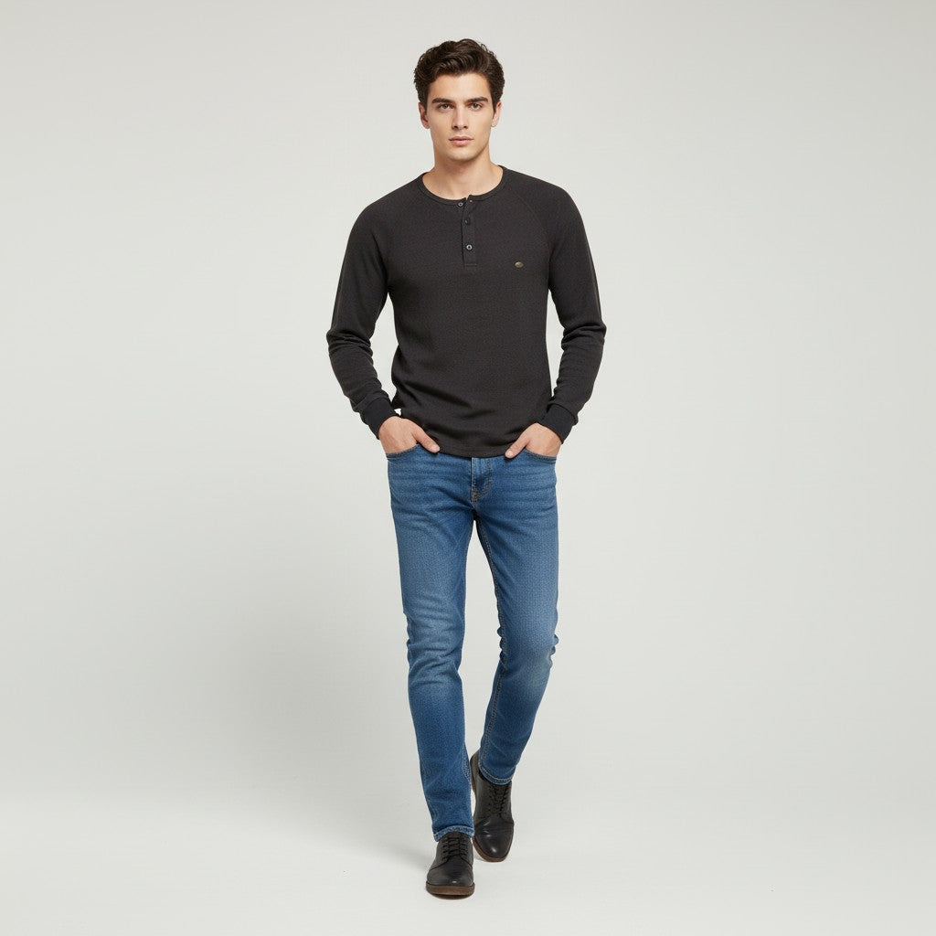 B Unique Fashions Men’s Long Sleeve Autumn Shirt-B Unique Fashions