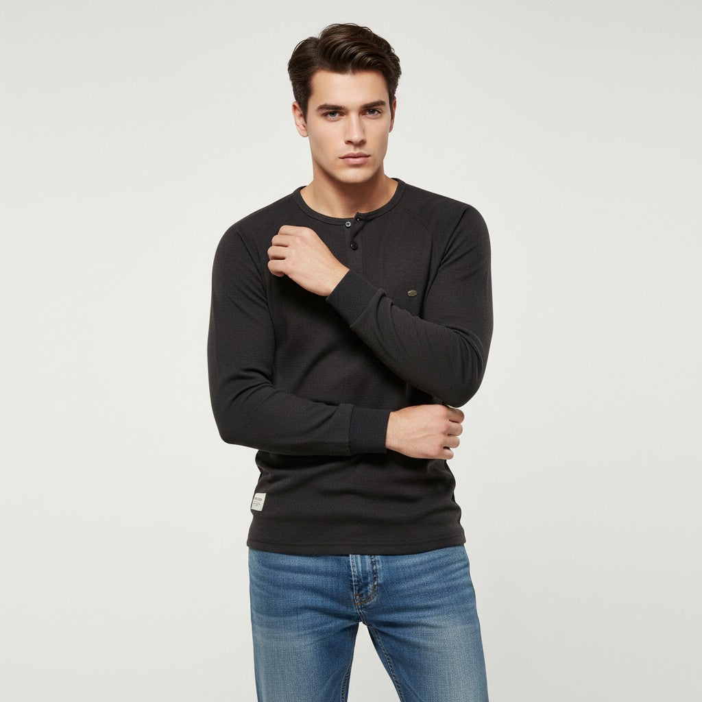 B Unique Fashions Men’s Long Sleeve Autumn Shirt-B Unique Fashions