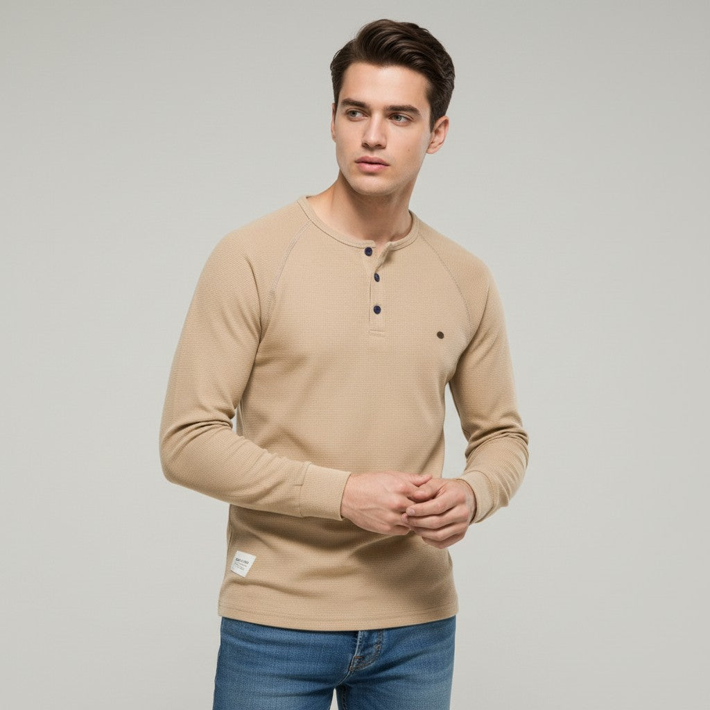 B Unique Fashions Men’s Long Sleeve Autumn Shirt-B Unique Fashions