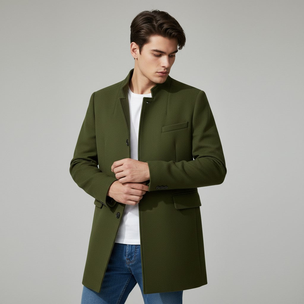 B Unique Fashions Men’s Modern Fall Coat