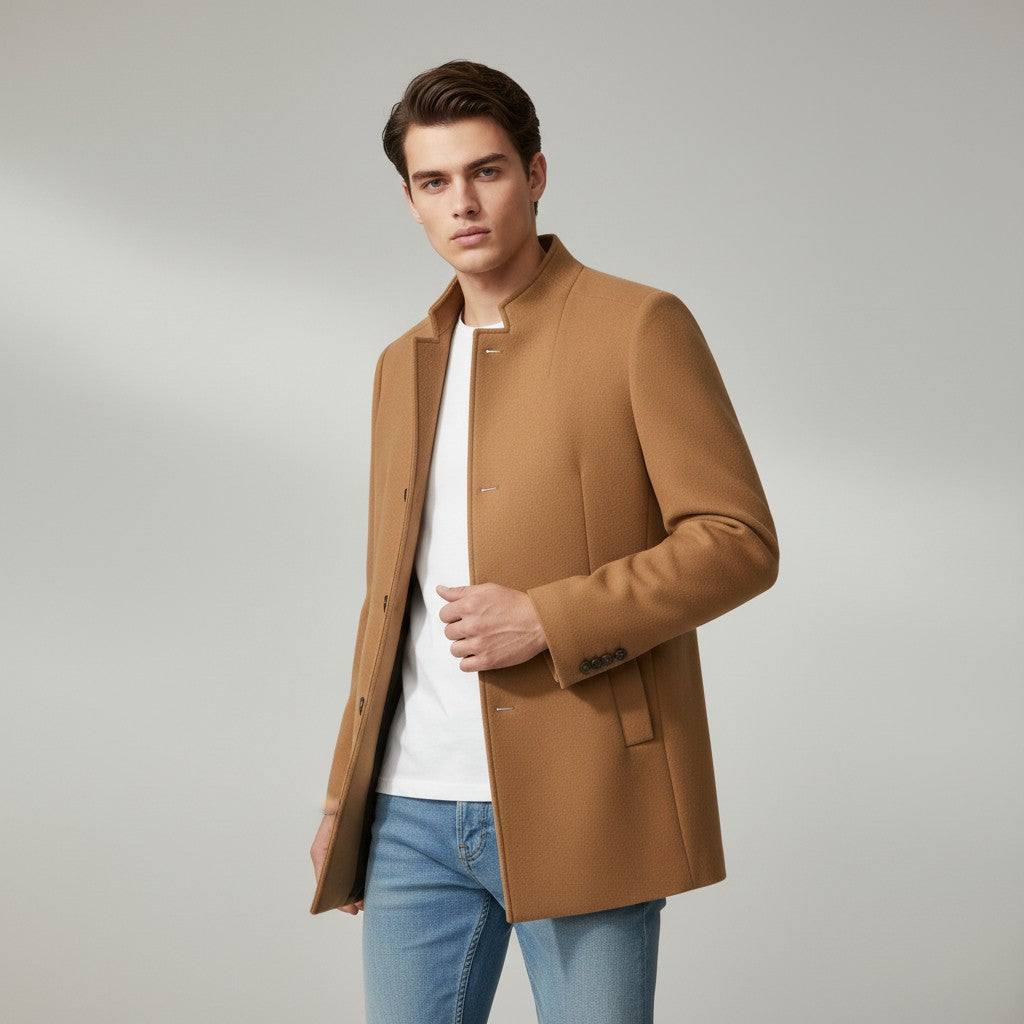 B Unique Fashions Men’s Modern Fall Coat