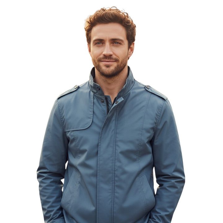 B Unique Fashions - Men’s Stand Collar Autumn Jacket-STYLAAR-B Unique Fashions