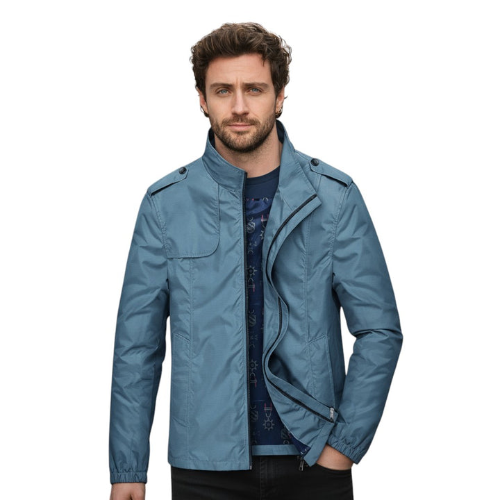 B Unique Fashions - Men’s Stand Collar Autumn Jacket-STYLAAR-B Unique Fashions