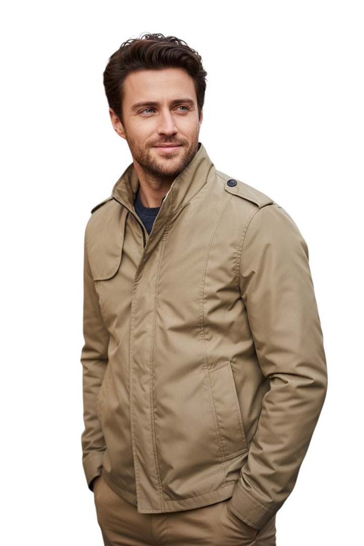 B Unique Fashions - Men’s Stand Collar Autumn Jacket-STYLAAR-B Unique Fashions