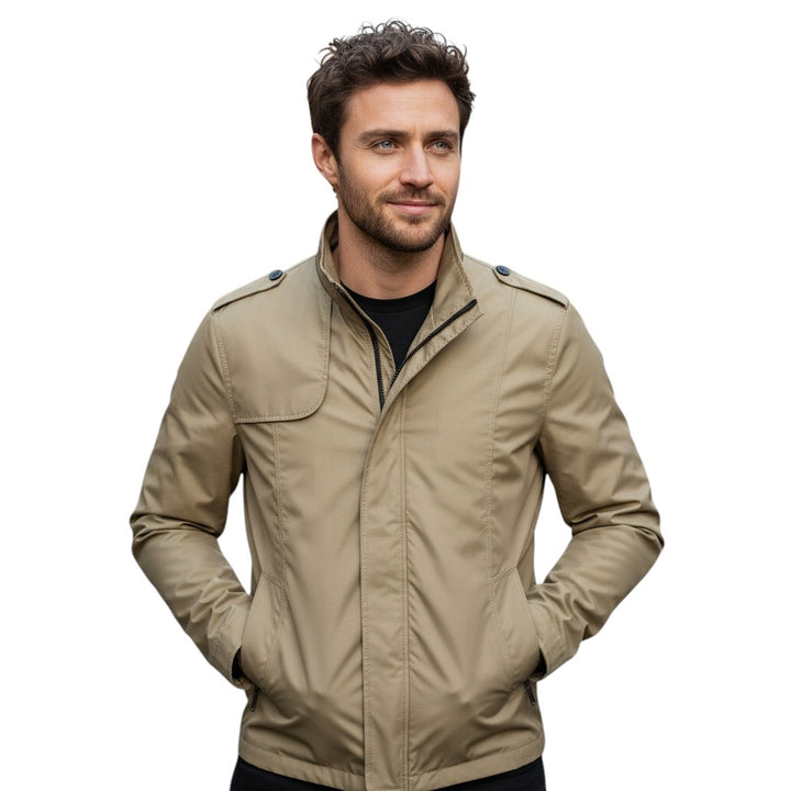 B Unique Fashions - Men’s Stand Collar Autumn Jacket-STYLAAR-B Unique Fashions